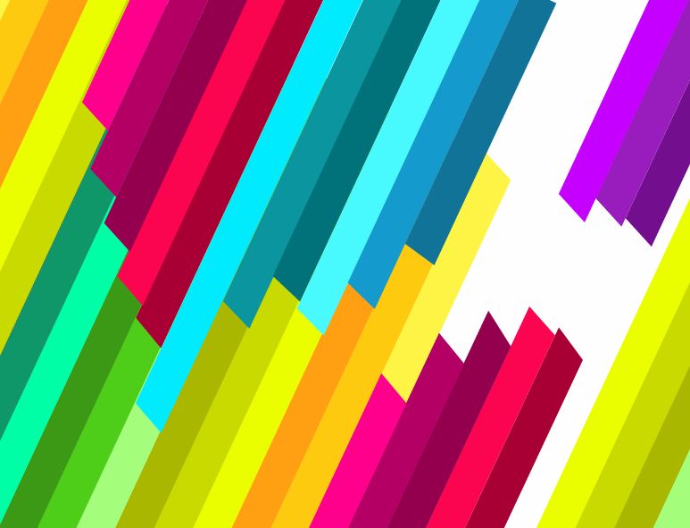 free vector Colorful Diagonal Stripe Vector Pattern